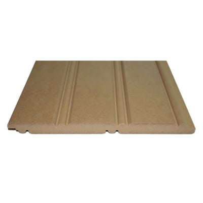 An image of a brown beadboard sheet.