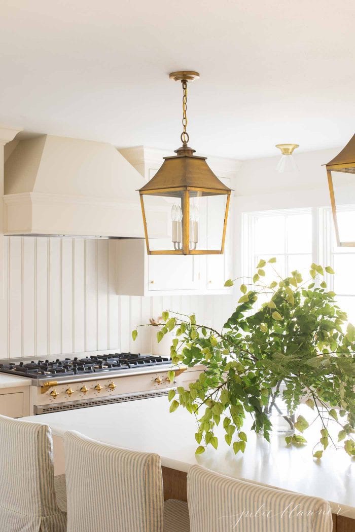 slipcovered counter height bar stools