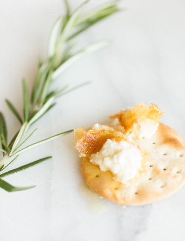 easy baked goat cheese appetizer recipe