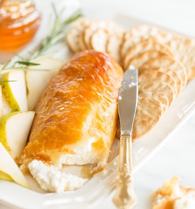 goat cheese and honey