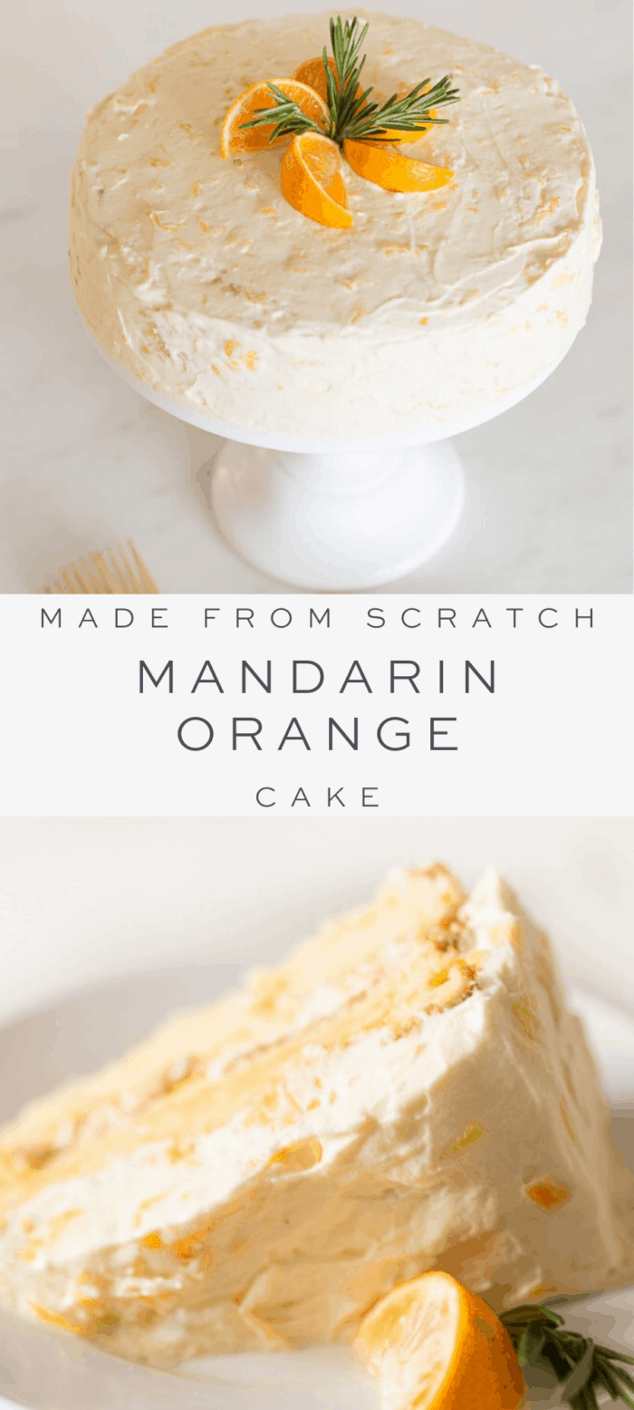 Homemade Mandarin Orange Cake | Julie Blanner