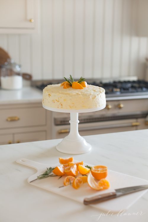 Mandarin Orange Cake Made from Scratch Without a Cake Mix