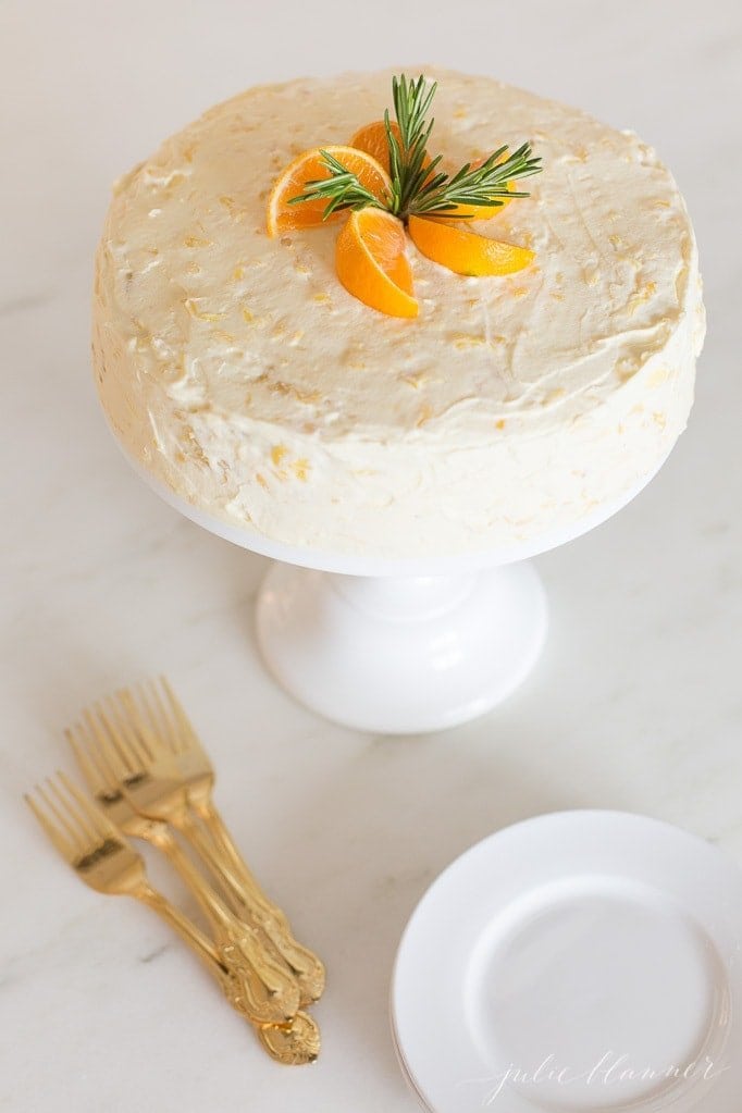 how to make mandarin orange cake from scratch