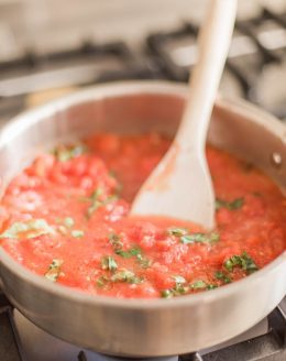 lighten up pasta with this pomodoro sauce