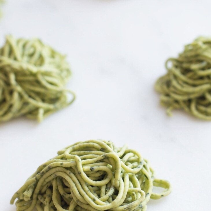 arugula noodles recipe to sneak in greens