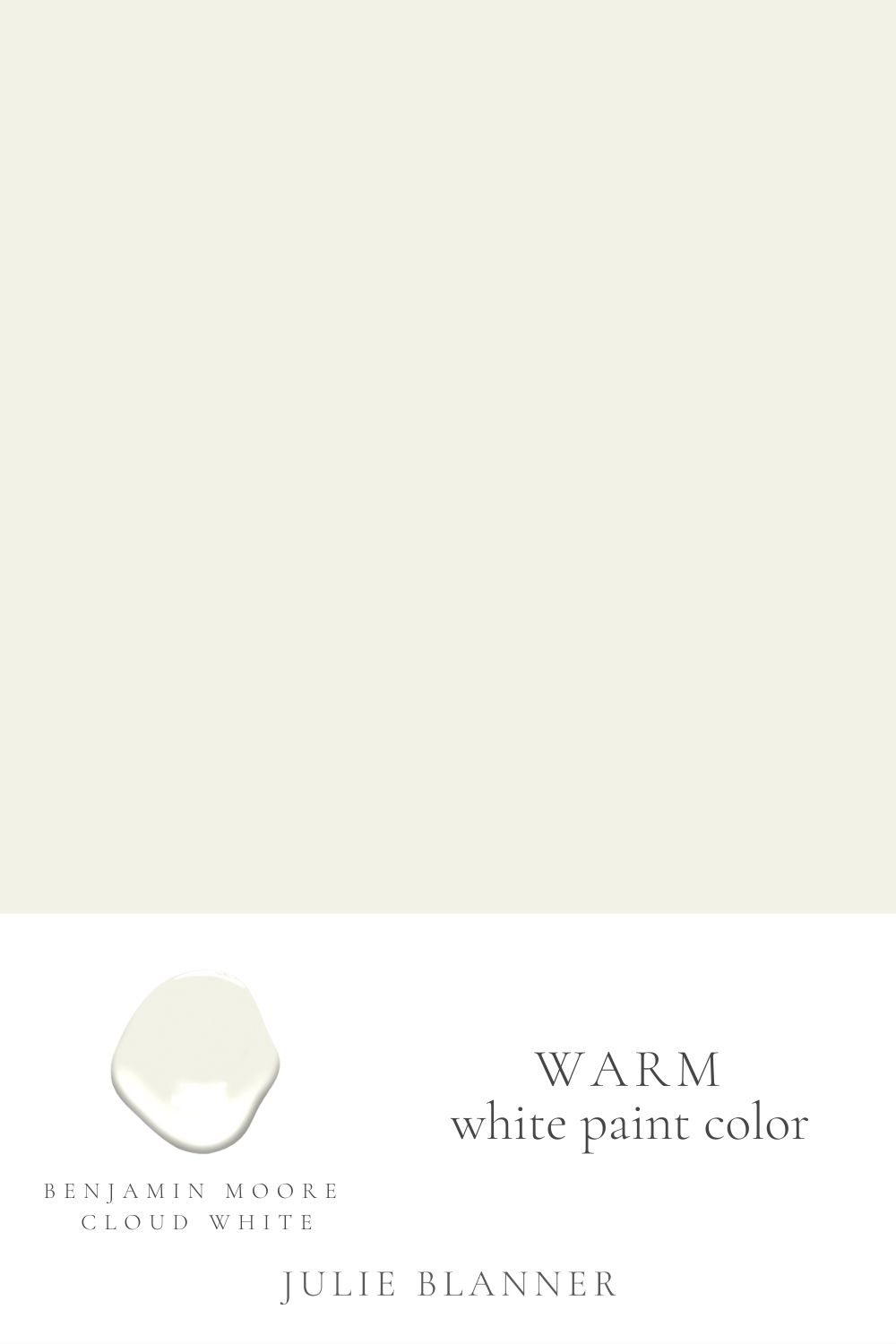 Benjamin Moore Cloud White | Julie Blanner