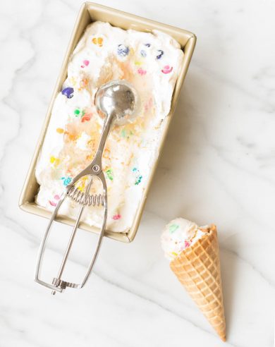 easy no churn bubble gum ice cream