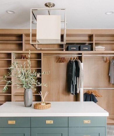 closet laundry room
