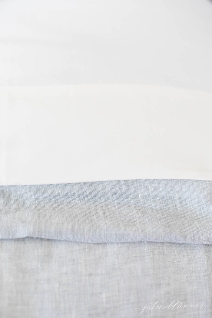 linen bedding