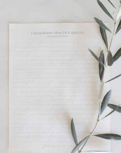 calligraphy paper