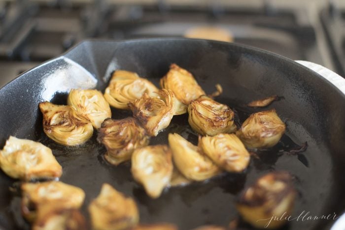 how to flash fry artichokes