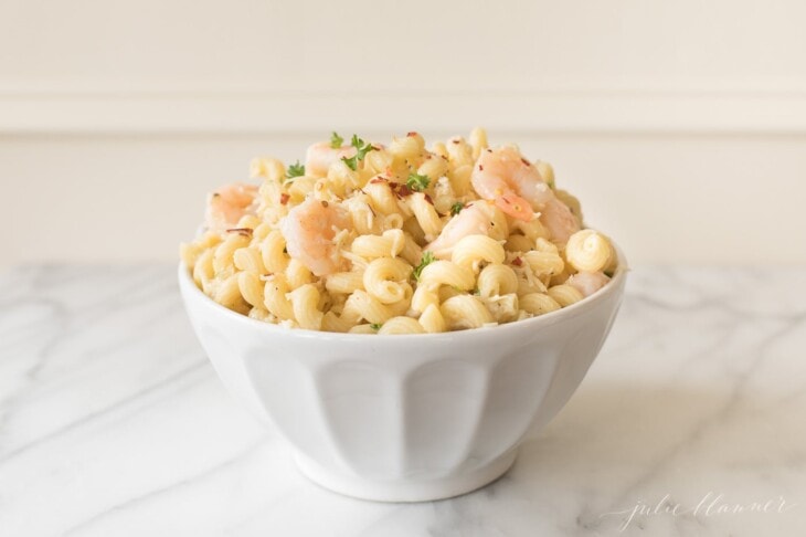 Seafood Pasta Salad | Julie Blanner