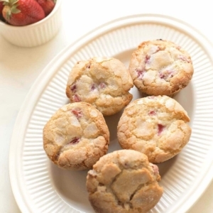 muffins on a platter
