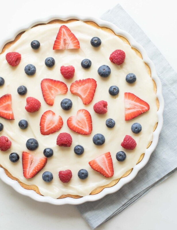 how to make fruit pizza