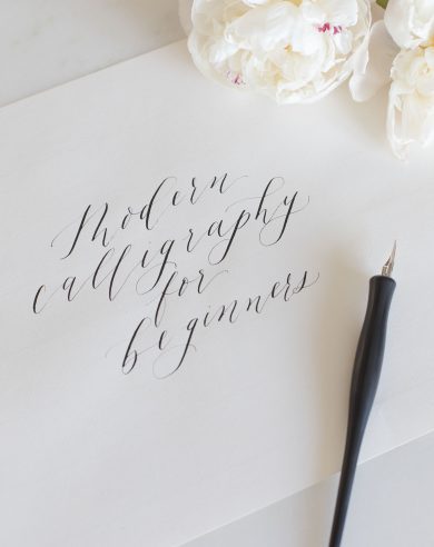 how to insert nib and ink a calligraphy pen