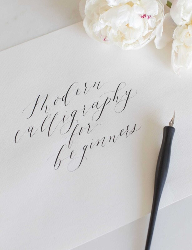 how to insert nib and ink a calligraphy pen