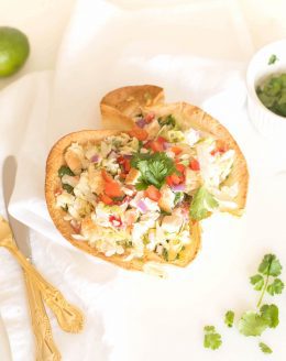 best taco salad in bowl