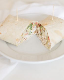 fiesta chicken wrap