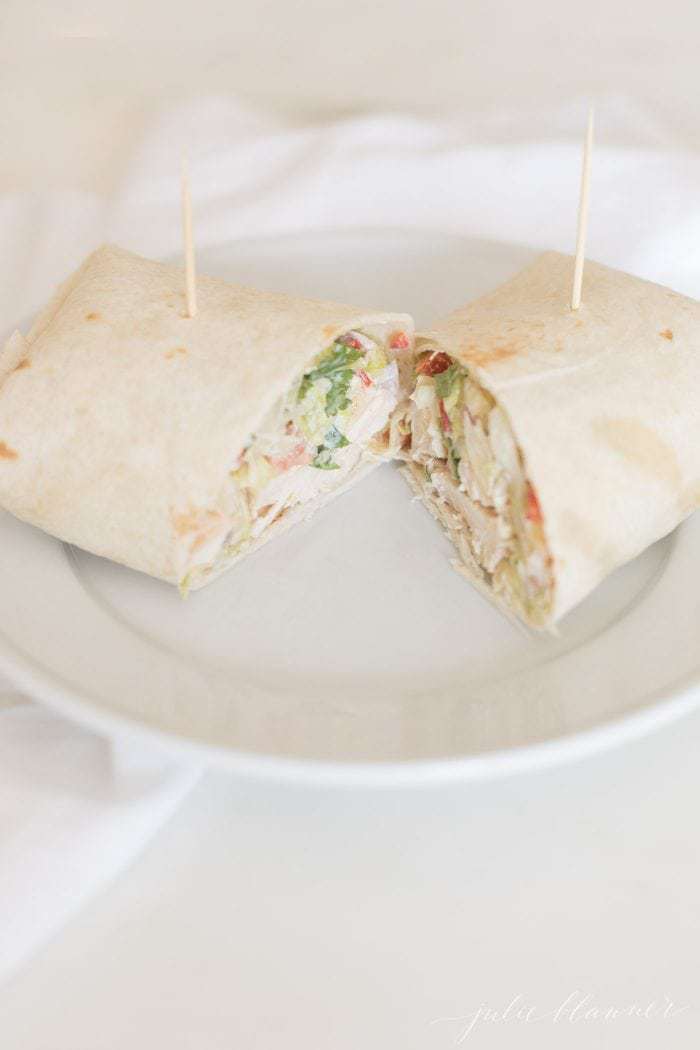 incredible chicken wrap