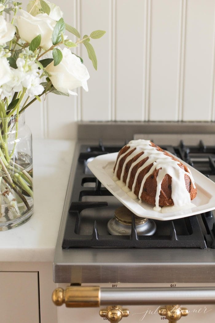 glaze for pound cake