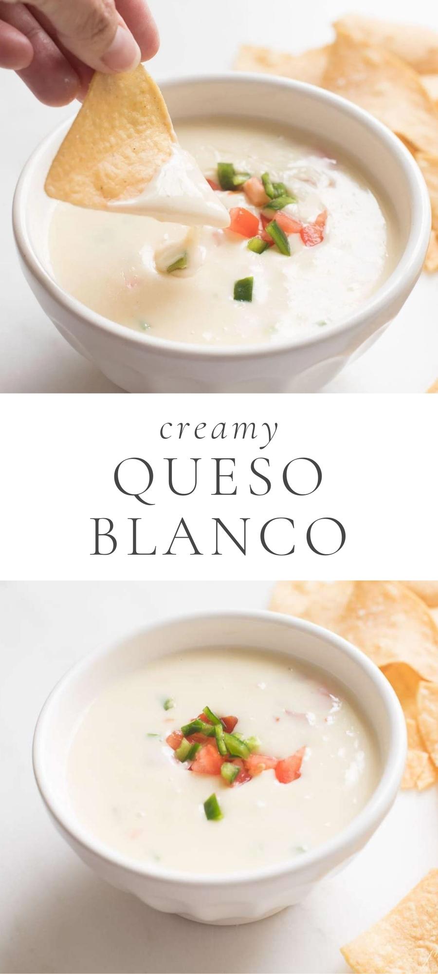 Queso Blanco aka White Queso Dip Julie Blanner