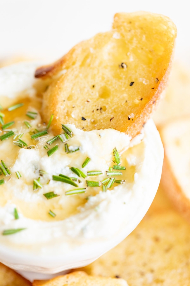 Whipped Goat Cheese Spread Julie Blanner