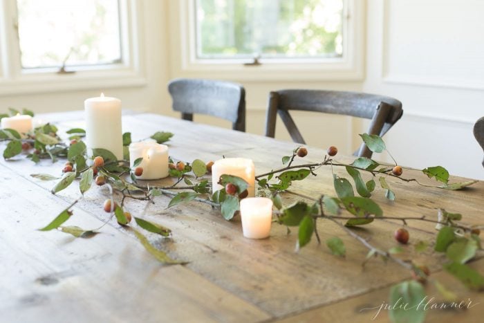 fall table decorations