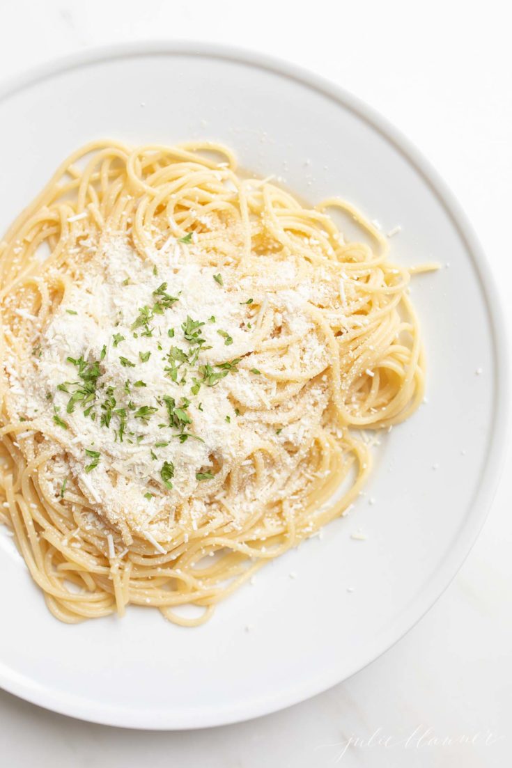 Spaghetti Factory Spaghetti with Mizithra Cheese and Browned Butter