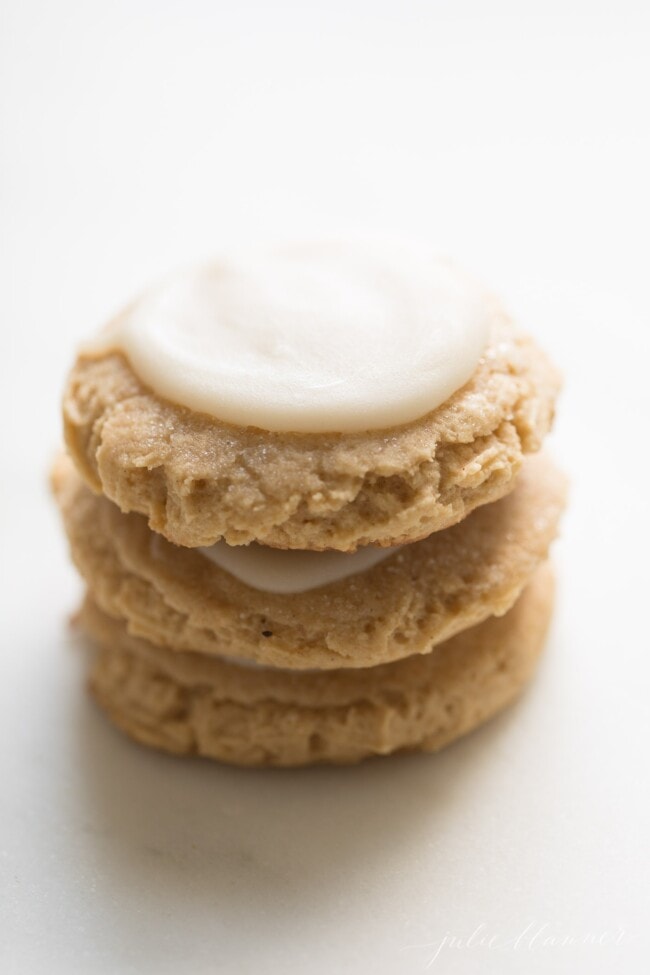 Soft & Chewy Pumpkin Sugar Cookies Julie Blanner