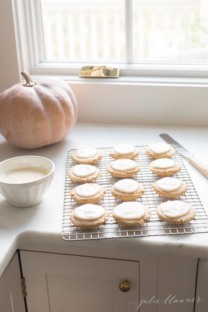 Pumpkin Sugar Cookies