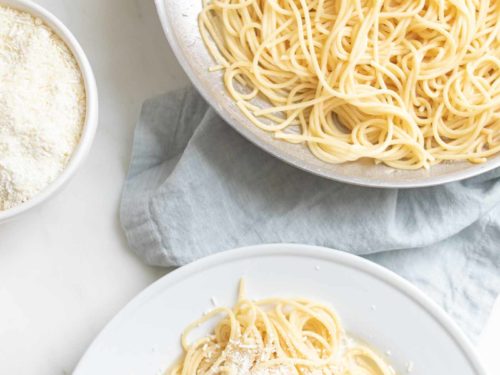 Spaghetti Factory Spaghetti With Mizithra Cheese And Browned Butter