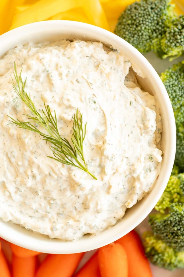 Easy Dill Dip Recipe Julie Blanner