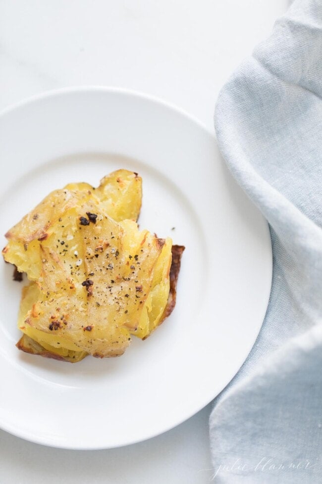 Garlic Smashed Potatoes