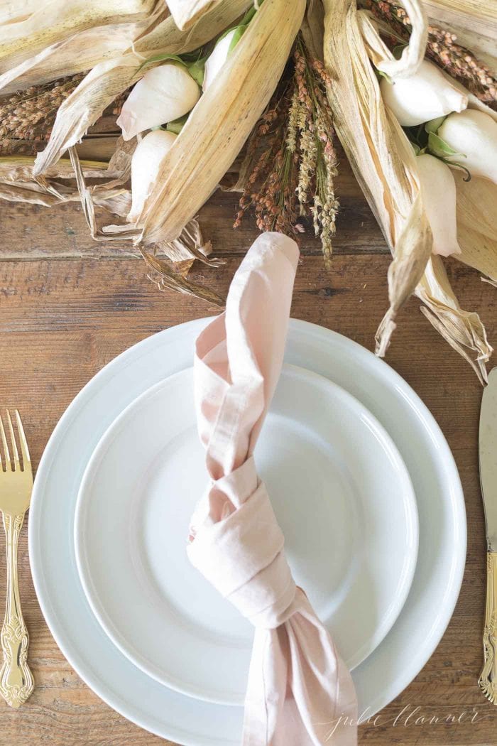 fall place setting