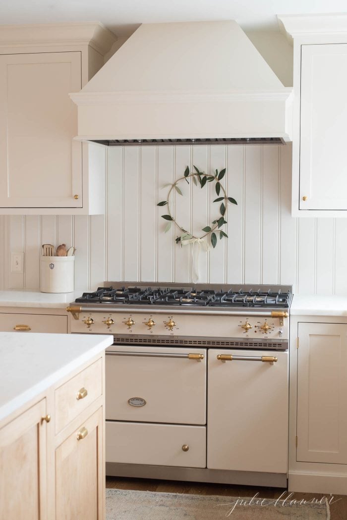 traditional christmas kitchen