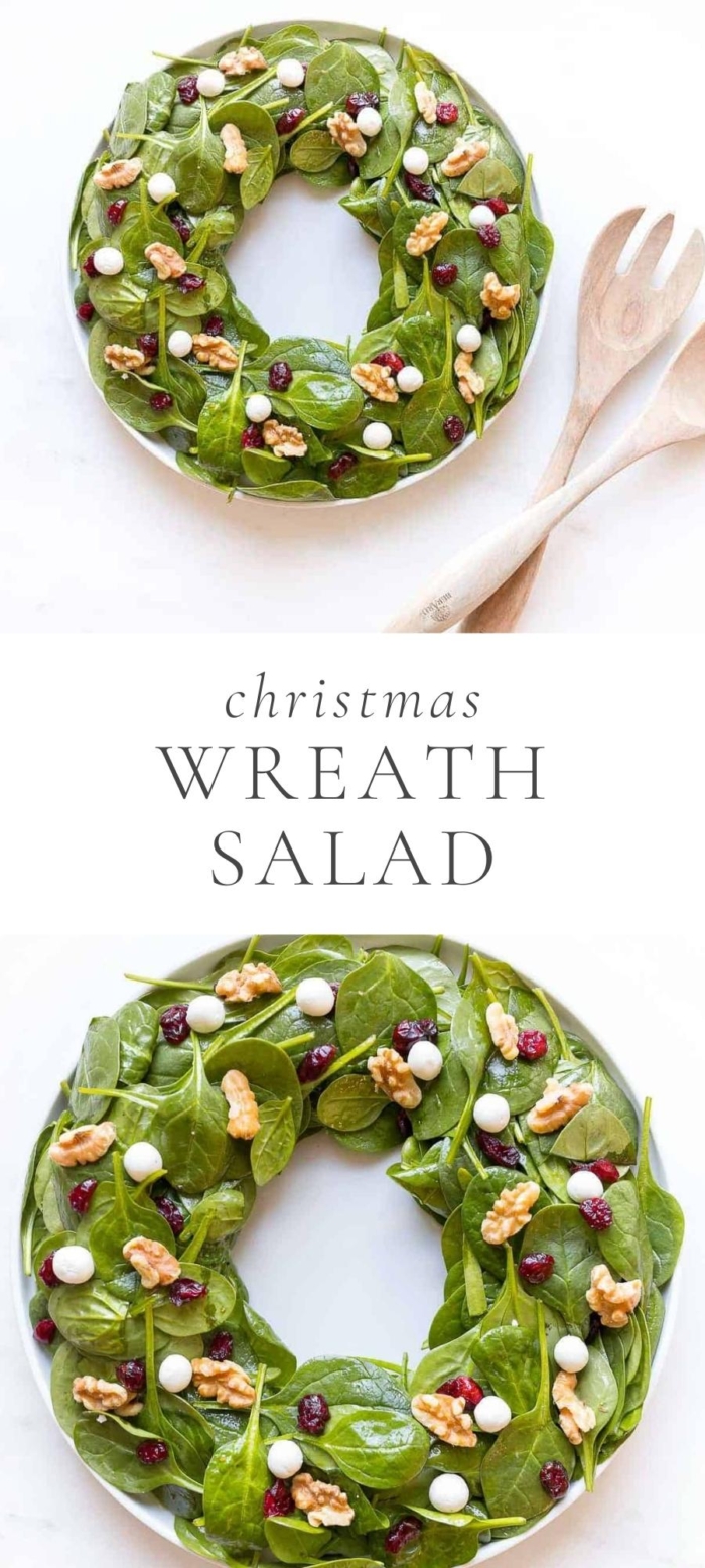 Easy Christmas Wreath Salad | Julie Blanner