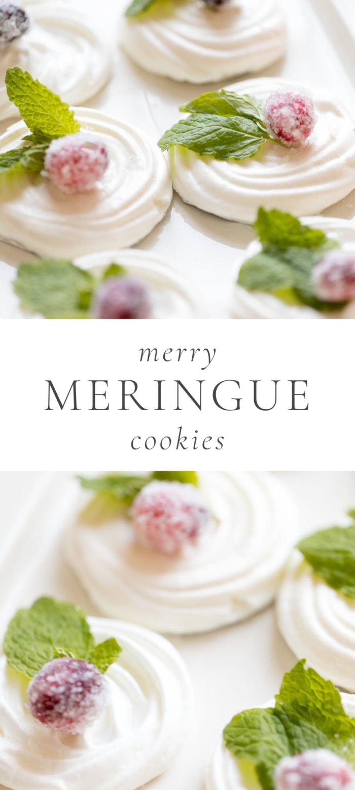 meringue christmas cookies
