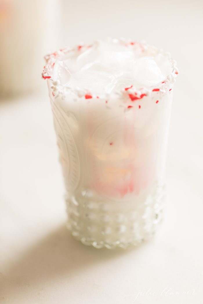 Merry Mint Peppermint Schnapps Cocktail Julie Blanner