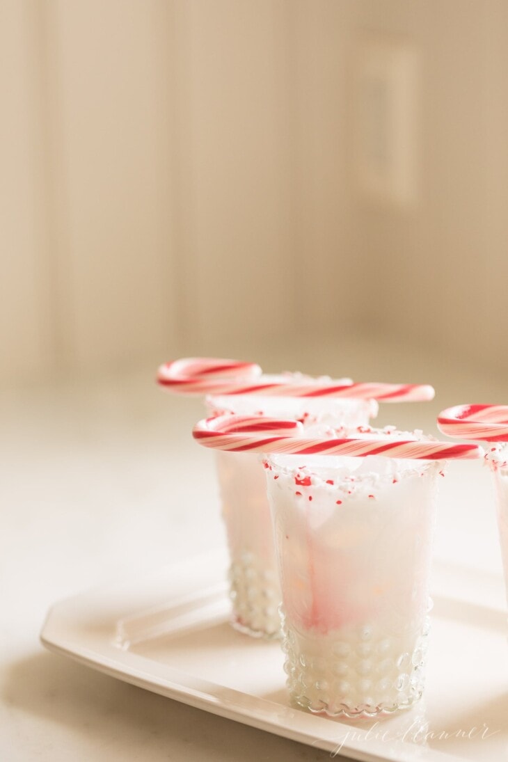 Merry Mint Peppermint Schnapps Cocktail Julie Blanner