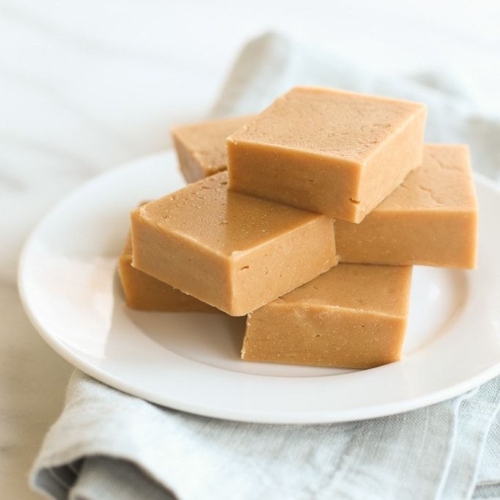 Easy 2 Ingredient Peanut Butter Fudge (with video)