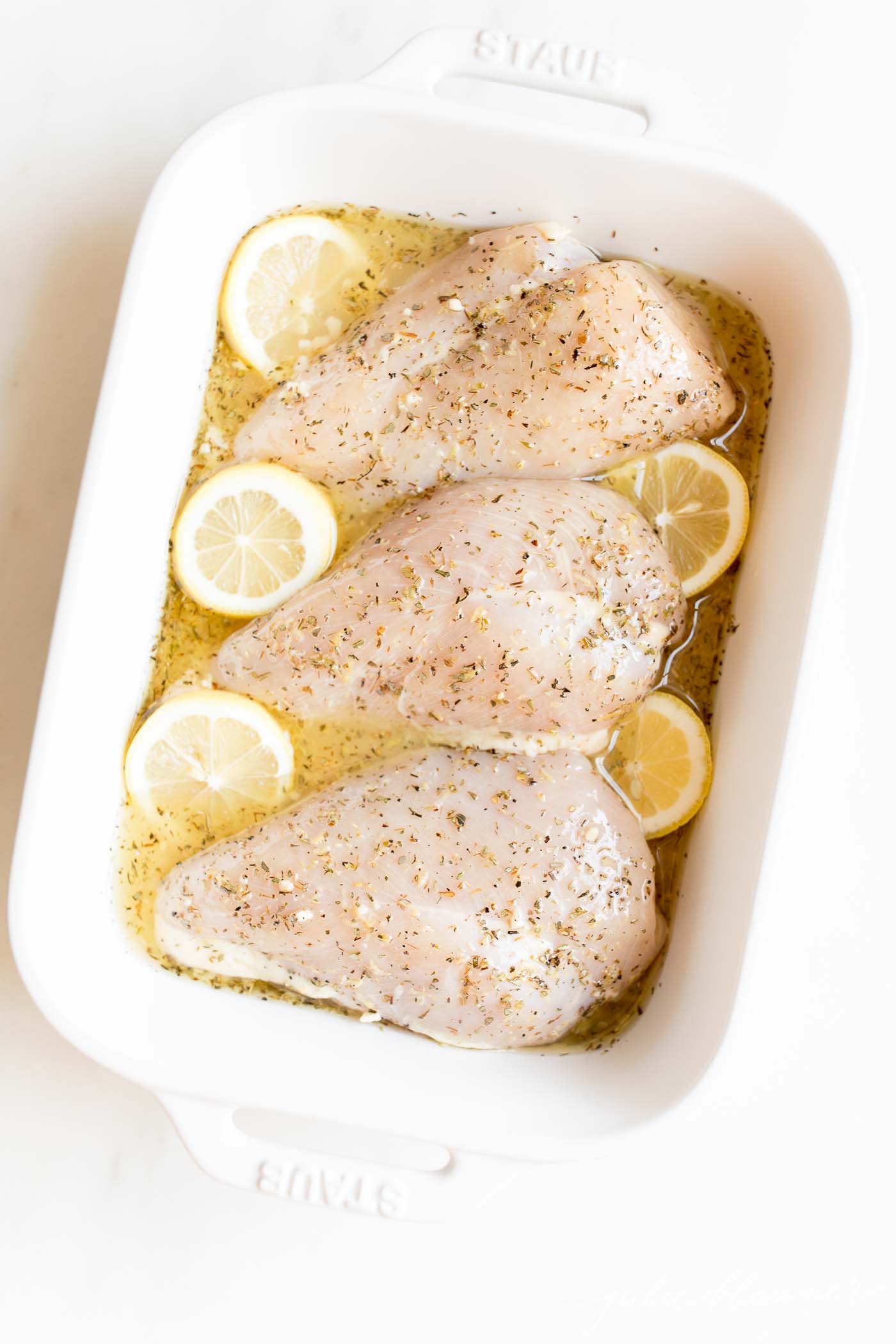 Light and Juicy Lemon Chicken | Julie Blanner