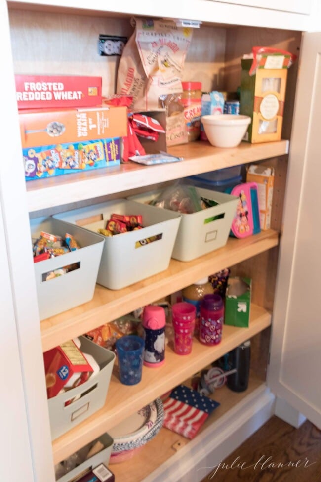 Kitchen Pantry (How to Organize Your Pantry Cabinet) | Julie Blanner