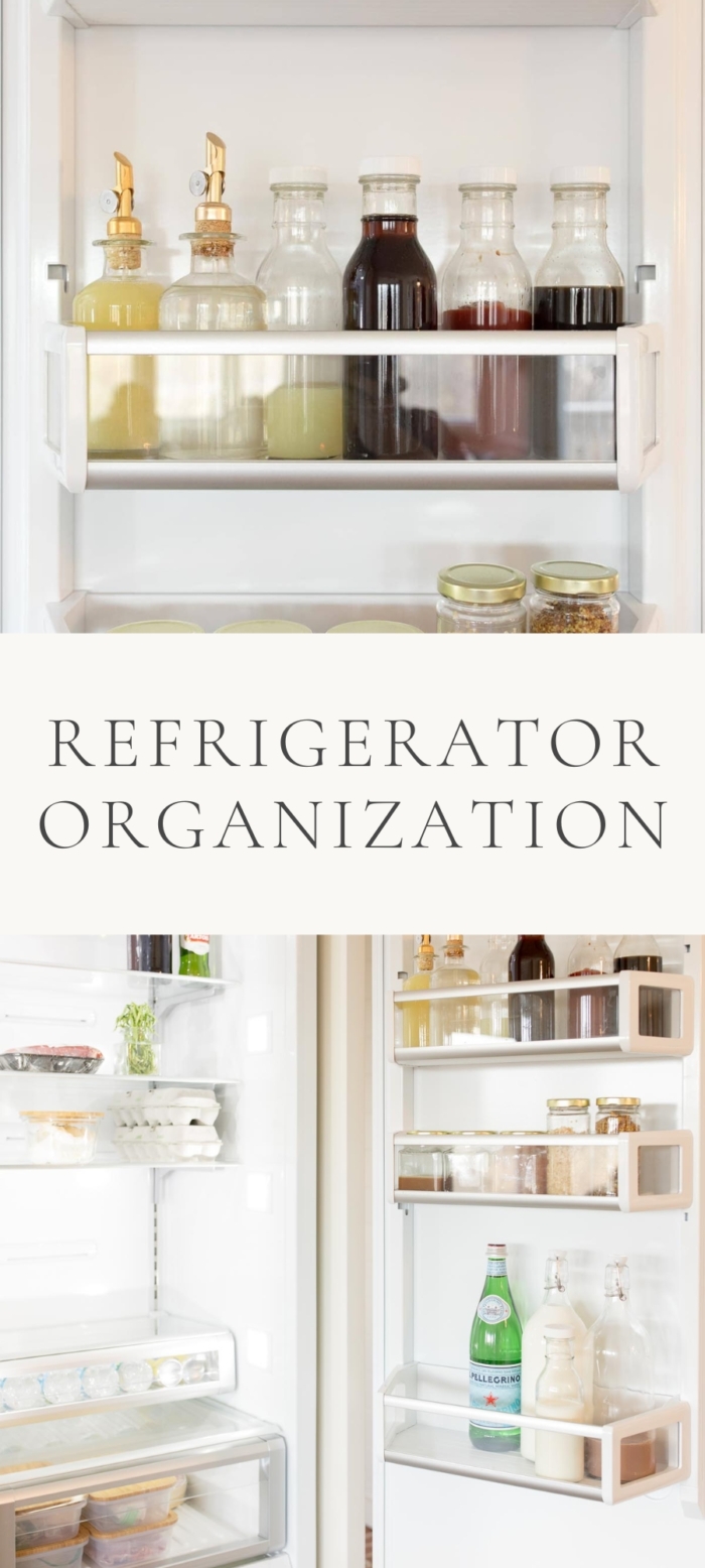 refrigerator drinks and bottles
