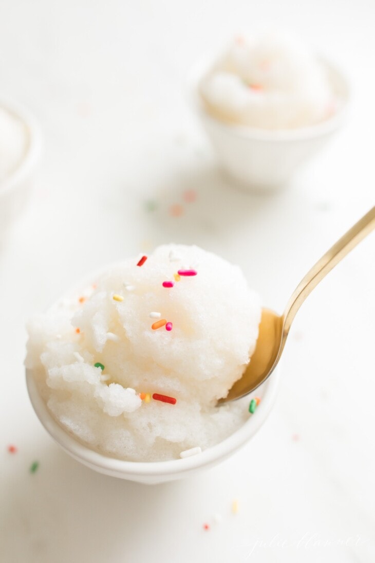 Easy Creamy Snow Ice Cream Julie Blanner