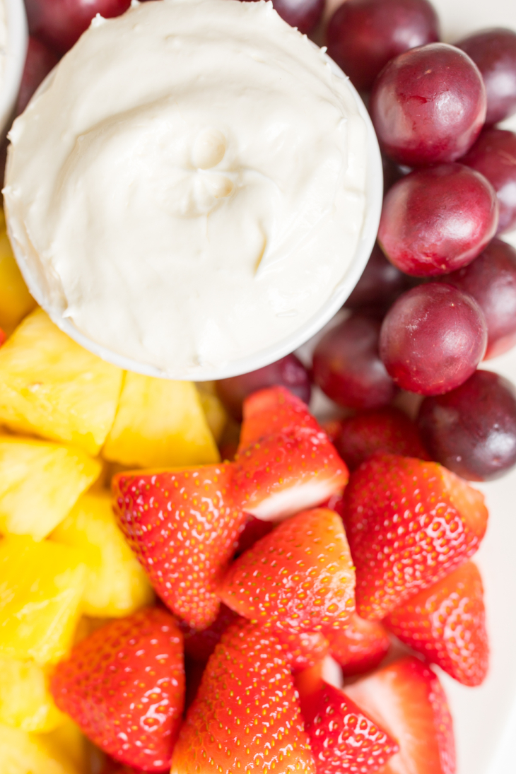 Three Ingredient Cream Cheese Fruit Dip Julie Blanner