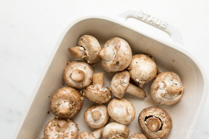 how to roast mushrooms