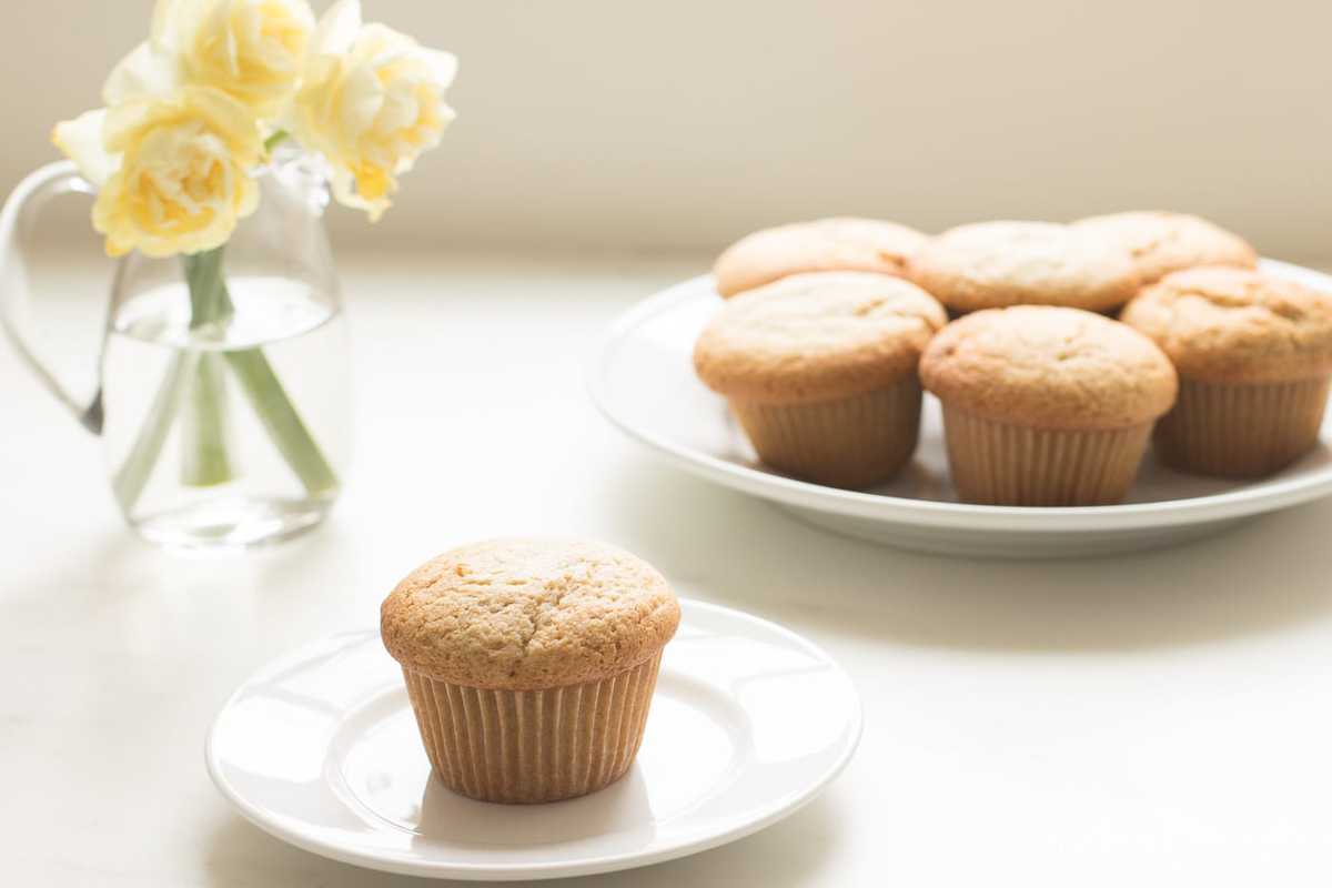 butter muffins on plate