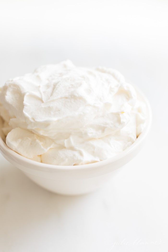 homemade whipped cream recipe