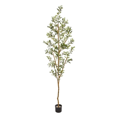 a faux olive tree
