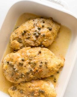 piccata milanese in piccata sauce